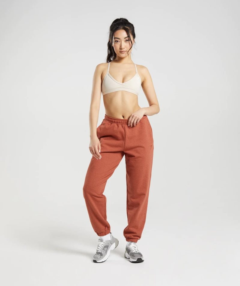 Women's Gymshark Rest Day Sweats Jogger Brown | NZ 2FHDXK